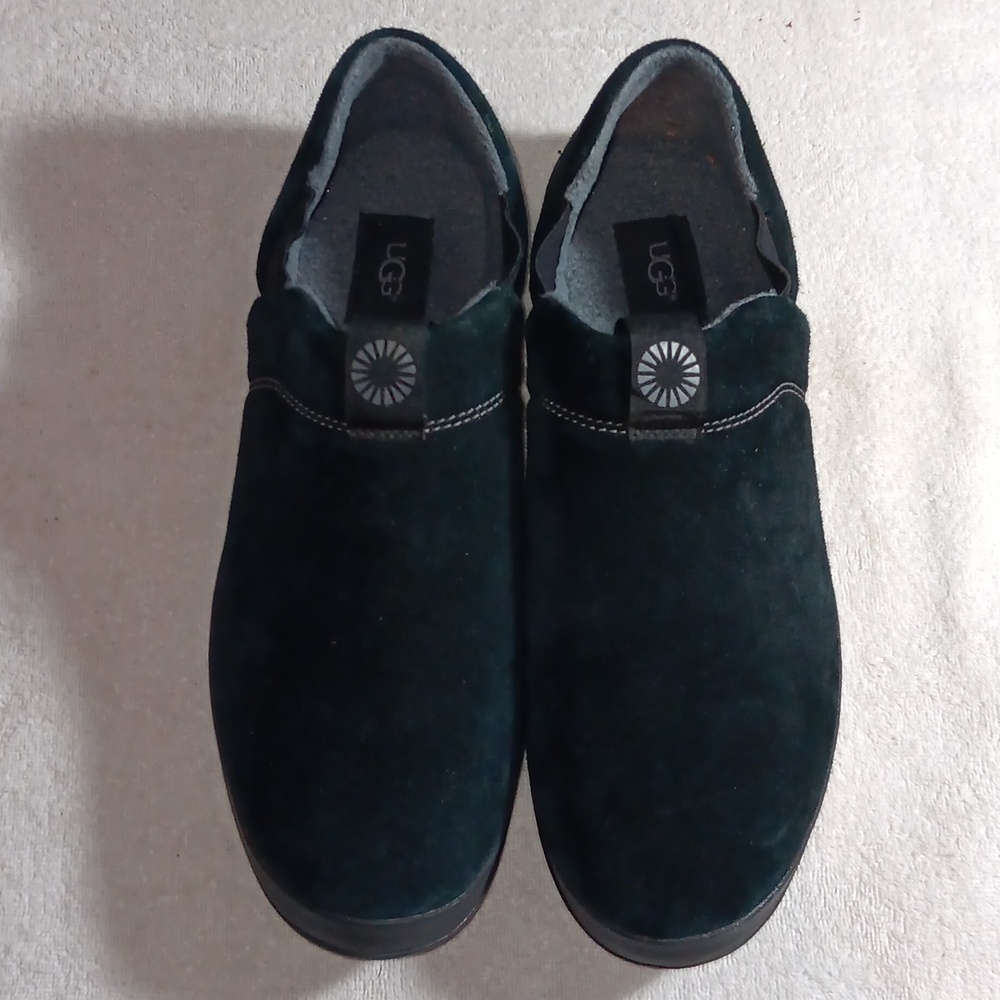 UGG Hanz ,Slip On, Mens-12 , Black Suede - Picture 2 of 12